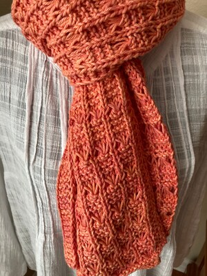 Hand Knitted Winter Scarf - image2